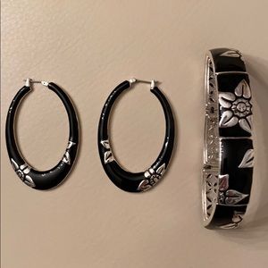 Earrings, Necklace and Bracelet set